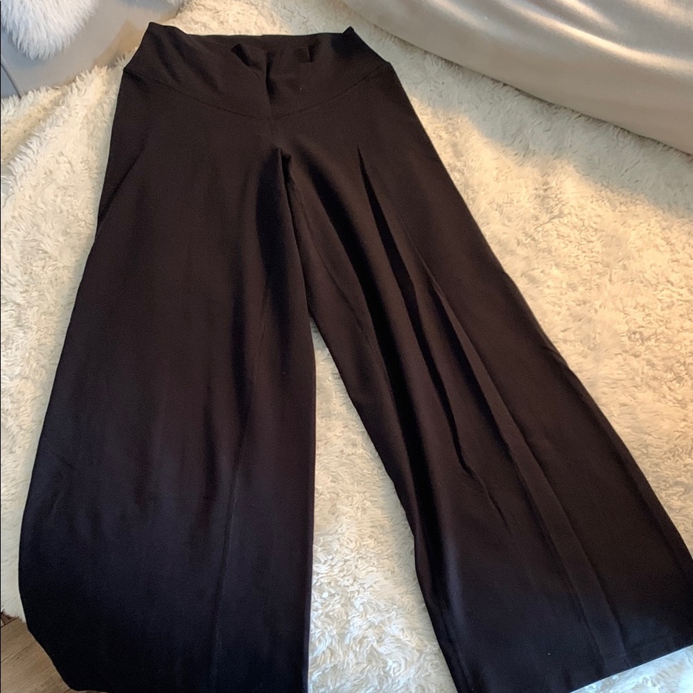 Old Navy Black Wide-Leg Pants Full-Length